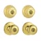 Kwikset Kwikset Tylo Polished Brass Double Entry Door Kit 1-3/4 in. 92420-031 - alternate 1